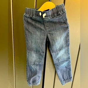 Boys 4T elastic waist jean jogger pants